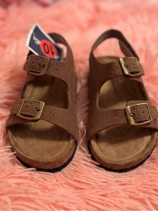 Lucky Brand Other - NWT Lucky Brand Toddler Blanc Cork Sandals Brown Size 10